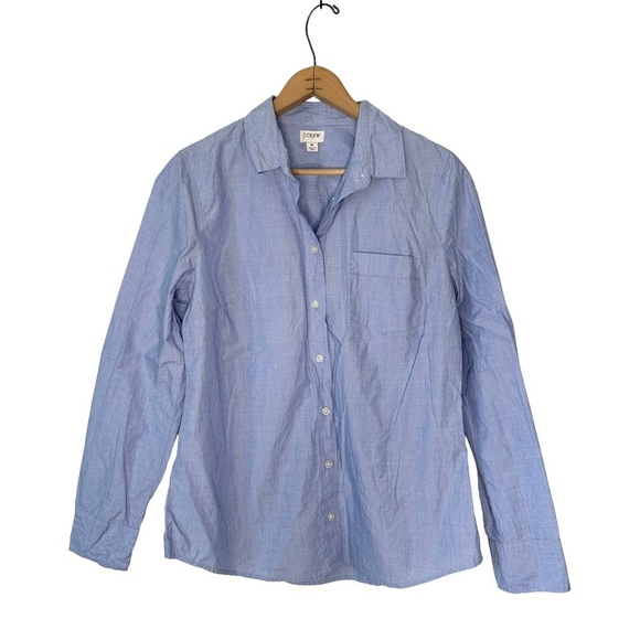 J. Crew | Blue Button Down Shirt Size Medium - Picture 1 of 6